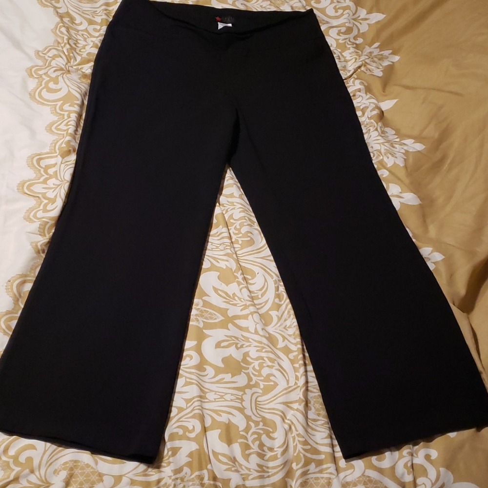 2/$15🦇  Black pull on dress pants